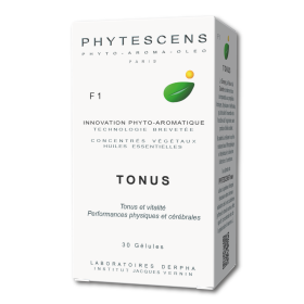 Complément Tonus naturel : Ginseng, Kola, Sarriette | Phytescens F01
